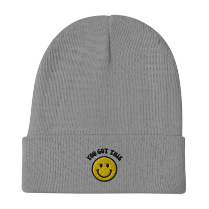 You got this Embroidered Beanie