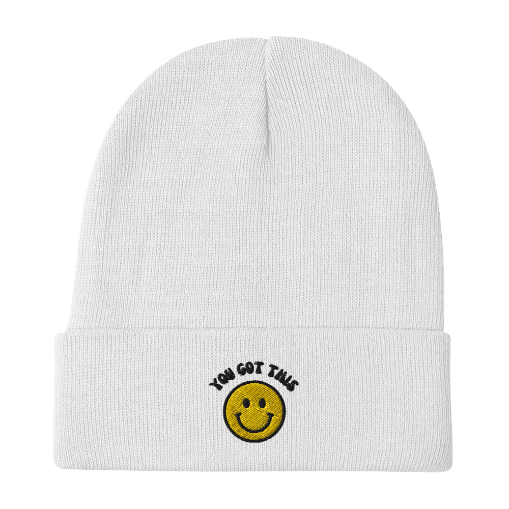 You got this Embroidered Beanie